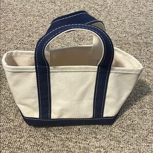 L.L. Bean mini boat bag.